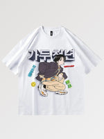 Load image into Gallery viewer, T-shirt Japanese Kanji &#39;Anime&#39;
