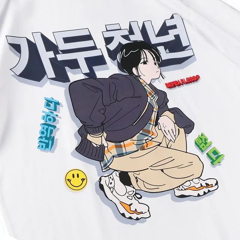 T-shirt Japanese Kanji 'Anime'