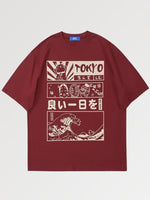Load image into Gallery viewer, T-shirt with Japanese Pattern &#39;Dento&#39;
