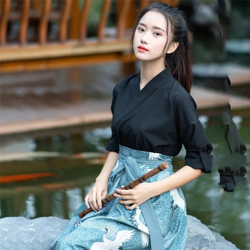 Traditional Dress 'Japanese Cranes' – My Japan Clothes