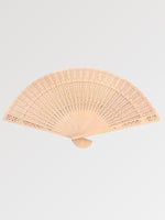 Load image into Gallery viewer, Traditional Japanese Bamboo Fan &#39;Wood&#39;
