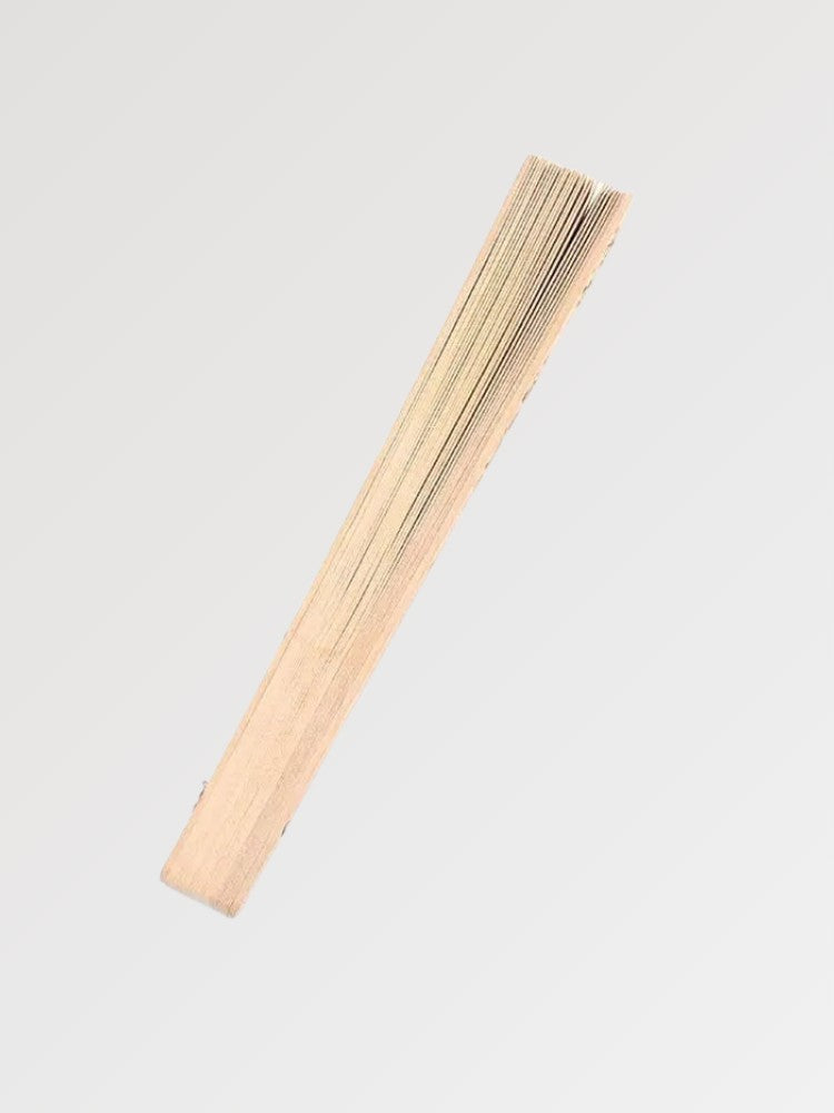 Traditional Japanese Bamboo Fan 'Wood'