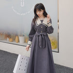 Load image into Gallery viewer, Traditional Japanese Black Dress &#39;Hangaku&#39;
