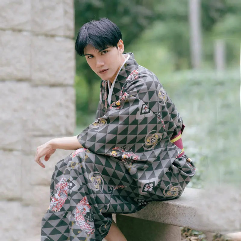 Traditional Long Kimono 'Issaikyo'