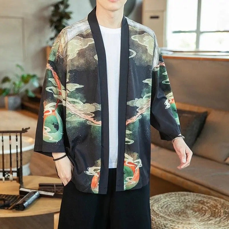 Traditional Mens Kimono Jacket 'Ateez'