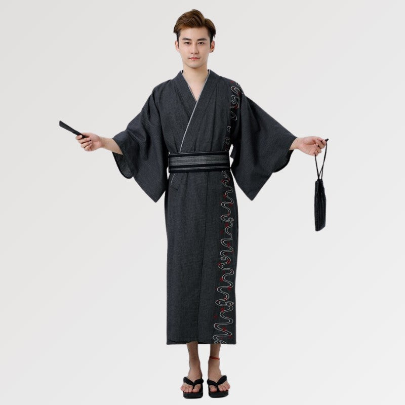 Traditional Mens Yukata 'Daisen'