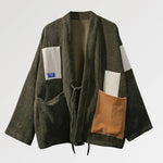 Load image into Gallery viewer, Velvet Kimono Jacket &#39;Gurinkaki&#39;
