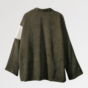 Velvet Kimono Jacket 'Gurinkaki'