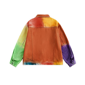 Colorful Denim Jacket 'Harajuku'