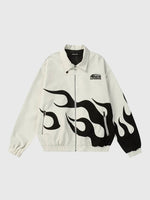 Load image into Gallery viewer, Flames Streetwear Jacket
