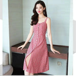 Load image into Gallery viewer, Vintage Check Dress &#39;Tairu&#39;
