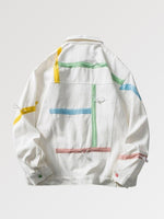 Load image into Gallery viewer, White Denim Jacket &#39;Hisamoto&#39;
