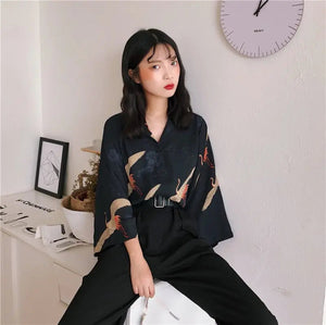 Women Japanese Blouse 'Etajima'