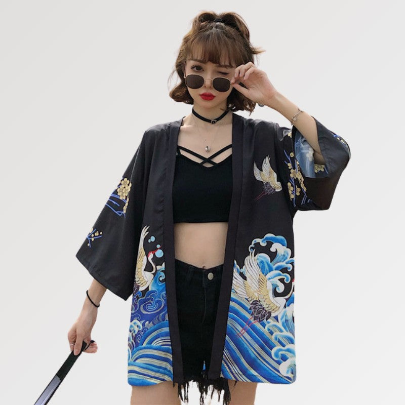 Women's Japanese Kimono Jacket 'Satsunan'