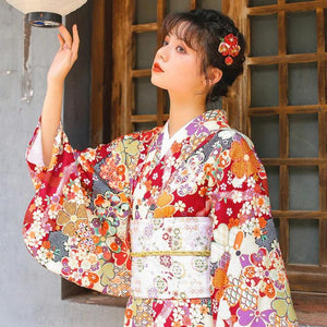 Women's Japanese Floral Kimono 'Nomi'