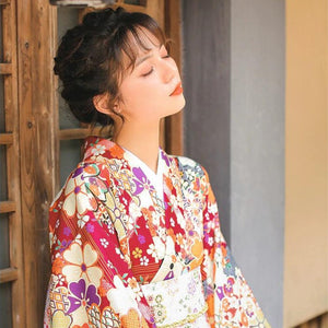 Women's Japanese Floral Kimono 'Nomi'