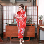 Load image into Gallery viewer, Women&#39;s Japanese Silk Kimono &#39;Shirouma&#39;
