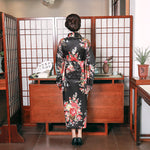 Load image into Gallery viewer, Women&#39;s Japanese Silk Kimono &#39;Shirouma&#39;
