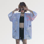 Load image into Gallery viewer, Women&#39;s Kimono Jacket &#39;Ogon Bat&#39;
