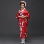 Load image into Gallery viewer, Women&#39;s Silk Japanese Kimono &#39;Kisokoma&#39;
