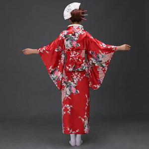 Women's Silk Japanese Kimono 'Kisokoma'