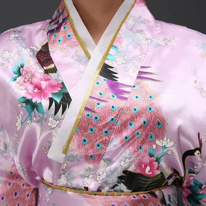 Women's Silk Japanese Kimono 'Kisokoma'