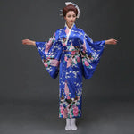 Load image into Gallery viewer, Women&#39;s Silk Japanese Kimono &#39;Kisokoma&#39;
