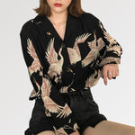 Load image into Gallery viewer, Women&#39;s Traditional Japanese Blouse &#39;Awaji&#39;
