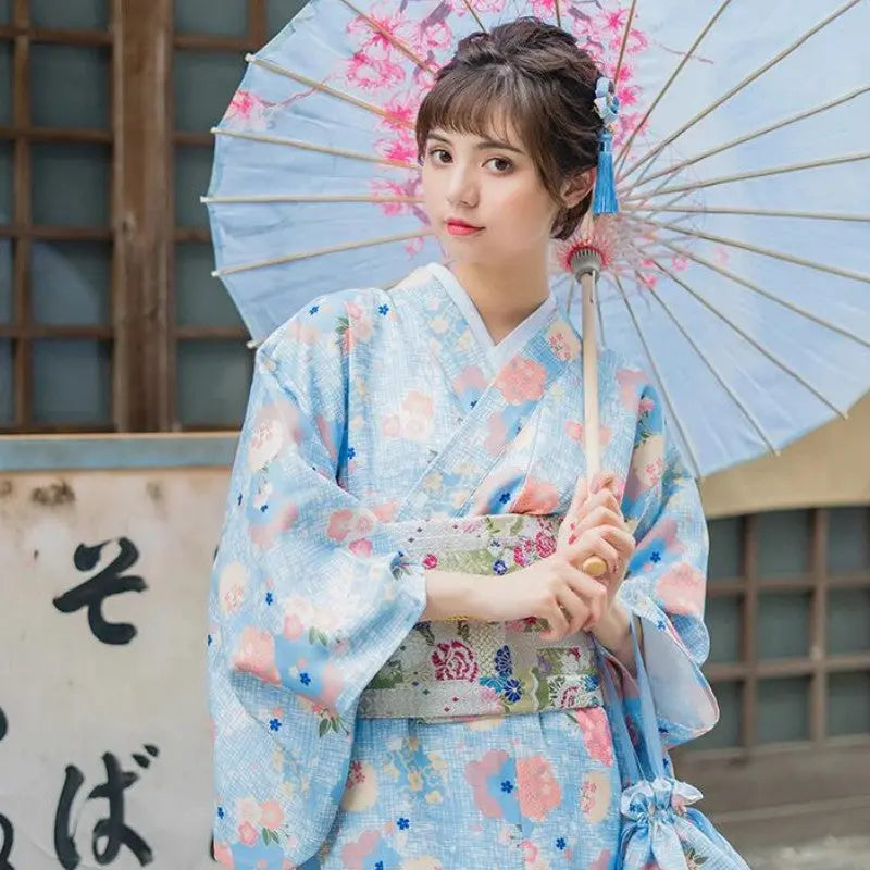 Women's Traditional Japanese Kimono 'Gongen' S