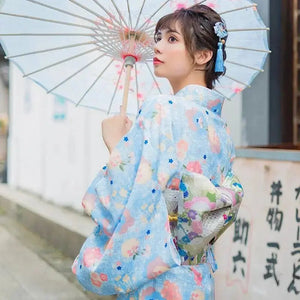 Women's Traditional Japanese Kimono 'Gongen'