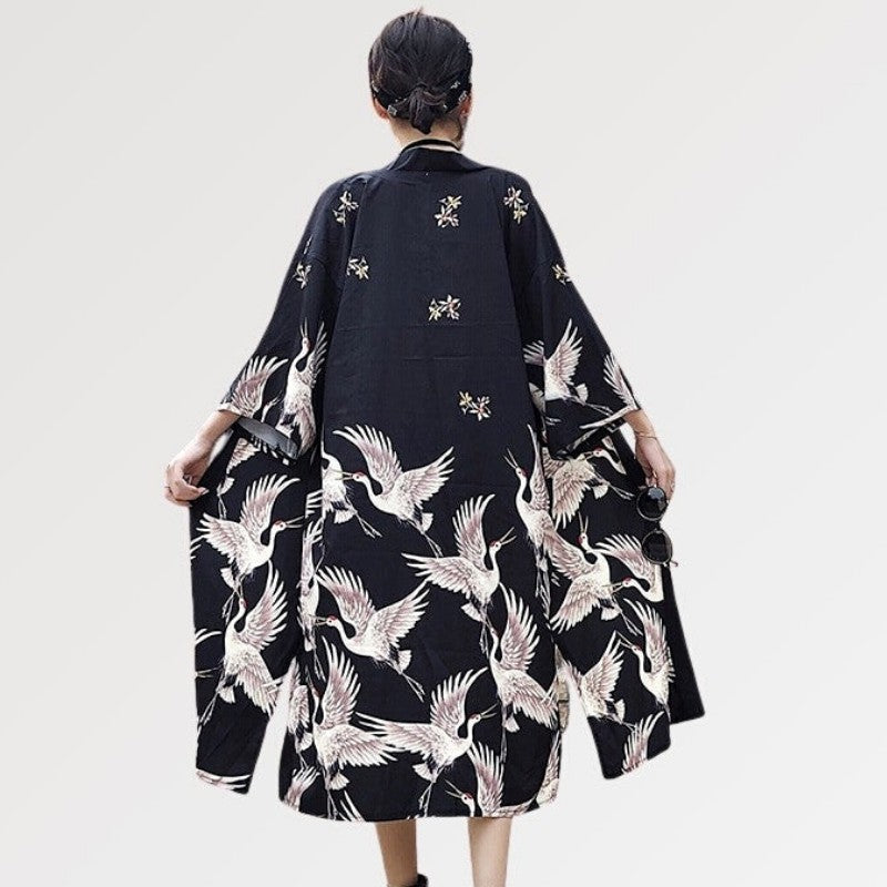 Women's Traditional Long Kimono 'Naoshima'