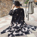 Load image into Gallery viewer, Women&#39;s Traditional Long Kimono &#39;Naoshima&#39;
