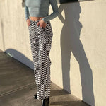 Load image into Gallery viewer, Womens Wavy Effect Pants &#39;Niigata&#39;
