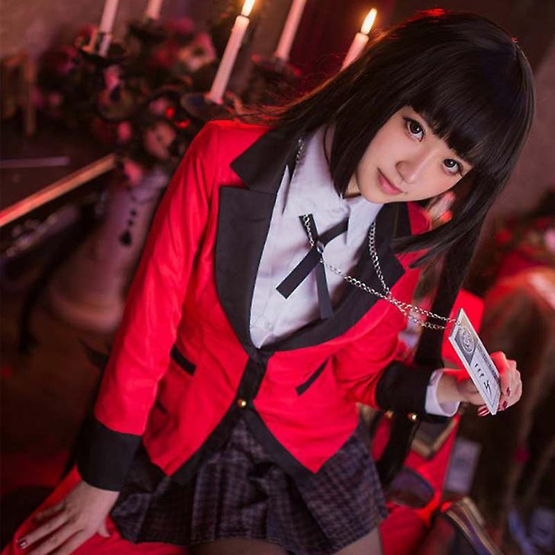 Yumeko Jabami Kakegurui Cosplay Compulsive Gambler